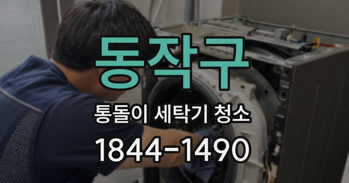 동작구 통돌이 세탁기 청소
