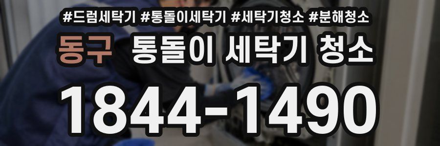 동구 통돌이 세탁기 청소