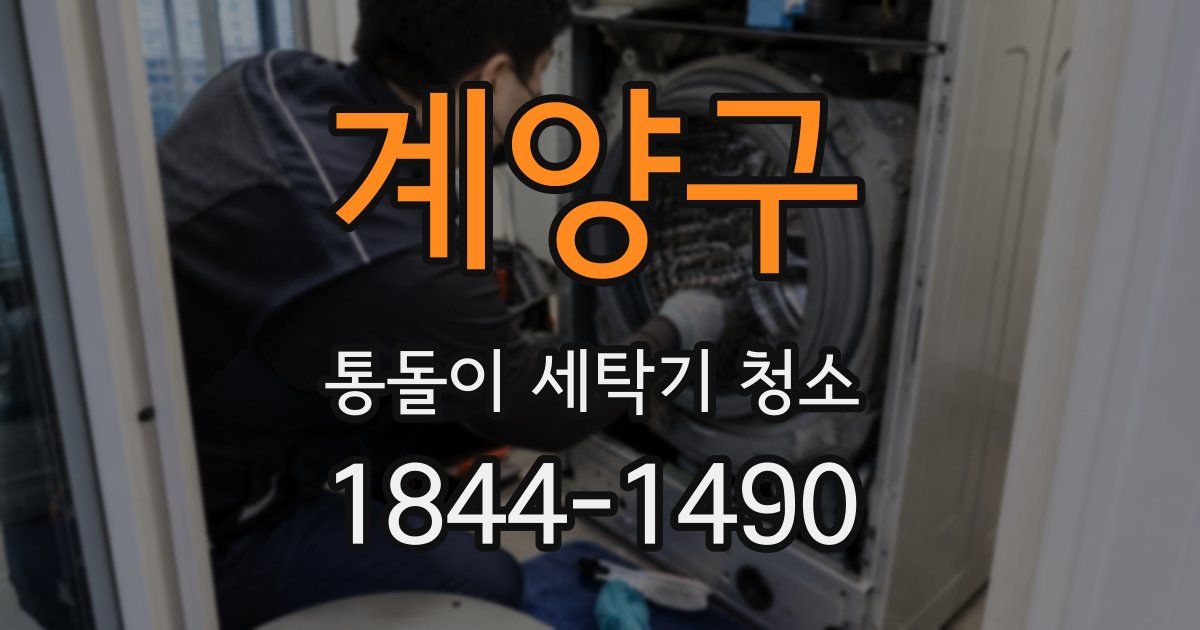 계양구 통돌이 세탁기 청소
