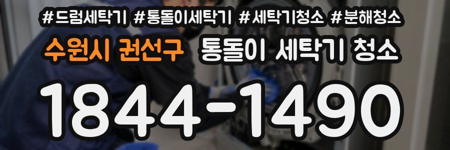 수원시 권선구 통돌이 세탁기 청소