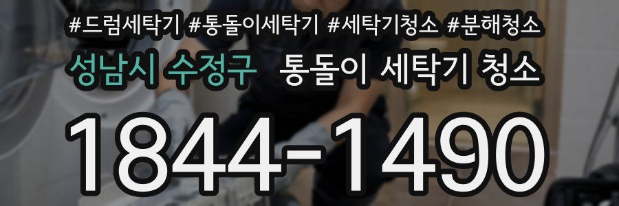 성남시 수정구 통돌이 세탁기 청소