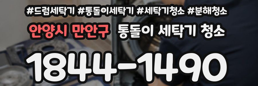 안양시 만안구 통돌이 세탁기 청소