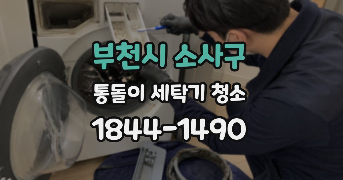 부천시 소사구 통돌이 세탁기 청소