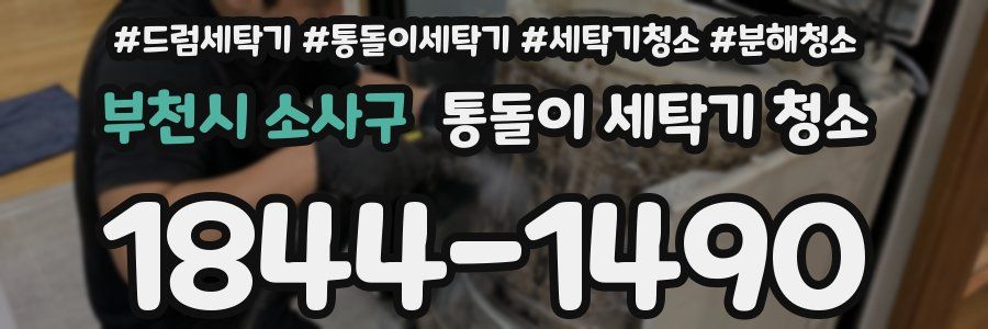 부천시 소사구 통돌이 세탁기 청소