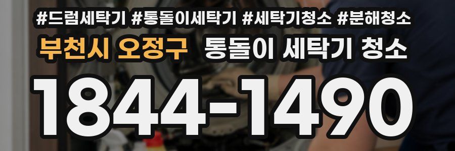 부천시 오정구 통돌이 세탁기 청소