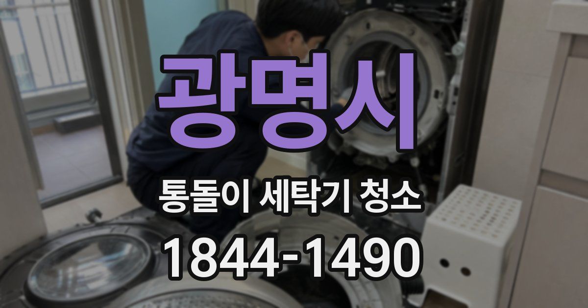 광명시 통돌이 세탁기 청소