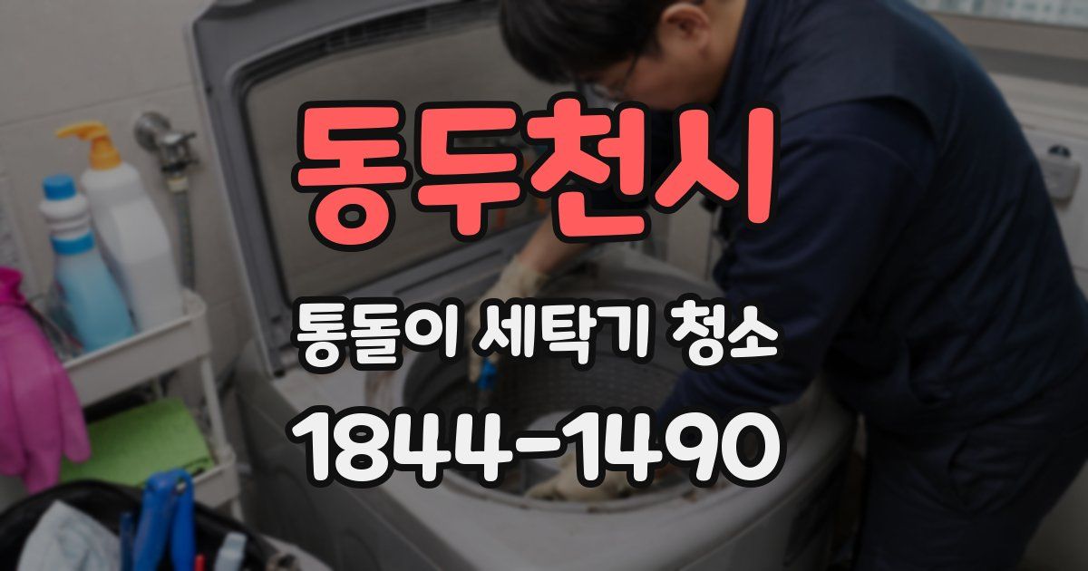 동두천시 통돌이 세탁기 청소