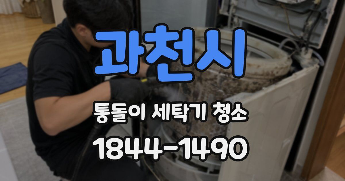 과천시 통돌이 세탁기 청소