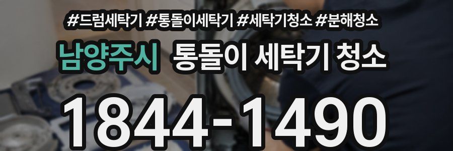 남양주시 통돌이 세탁기 청소