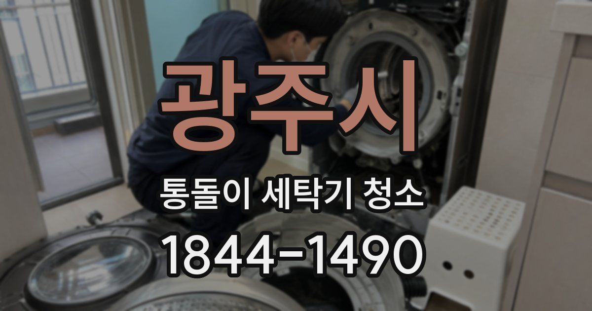 광주시 통돌이 세탁기 청소