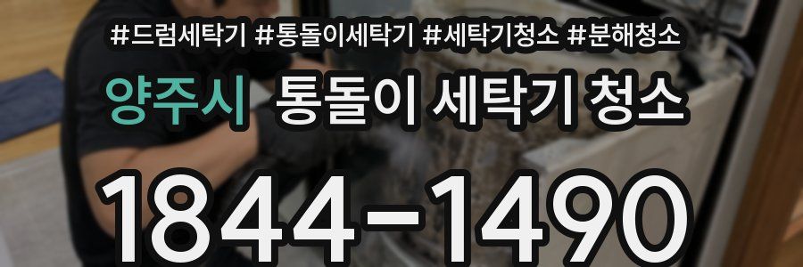 양주시 통돌이 세탁기 청소