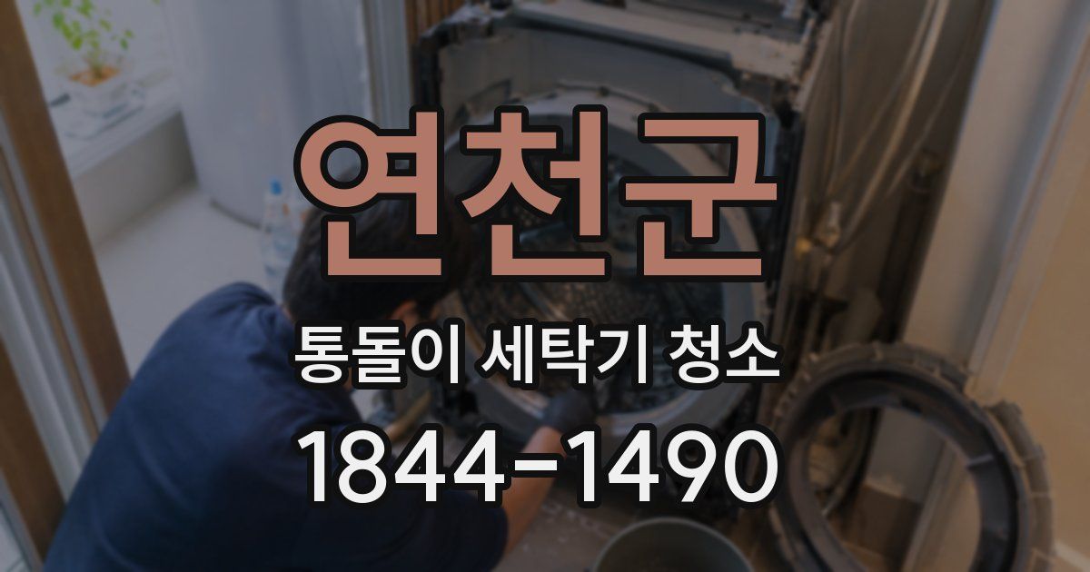 연천군 통돌이 세탁기 청소