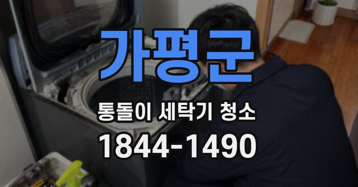 가평군 통돌이 세탁기 청소