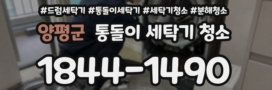 양평군 통돌이 세탁기 청소
