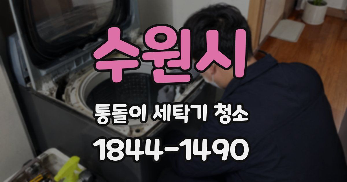 수원시 통돌이 세탁기 청소