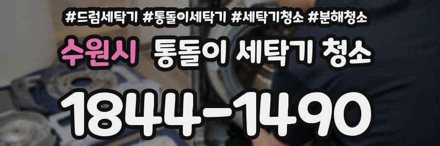 수원시 통돌이 세탁기 청소