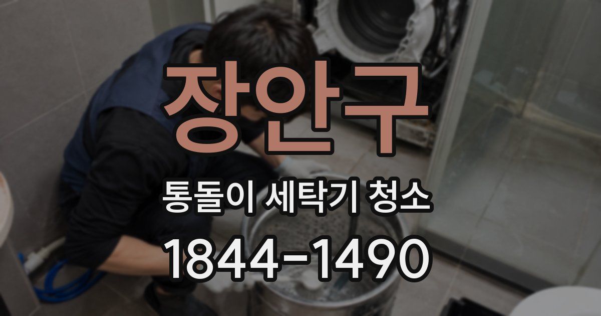 장안구 통돌이 세탁기 청소