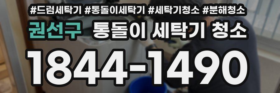 권선구 통돌이 세탁기 청소