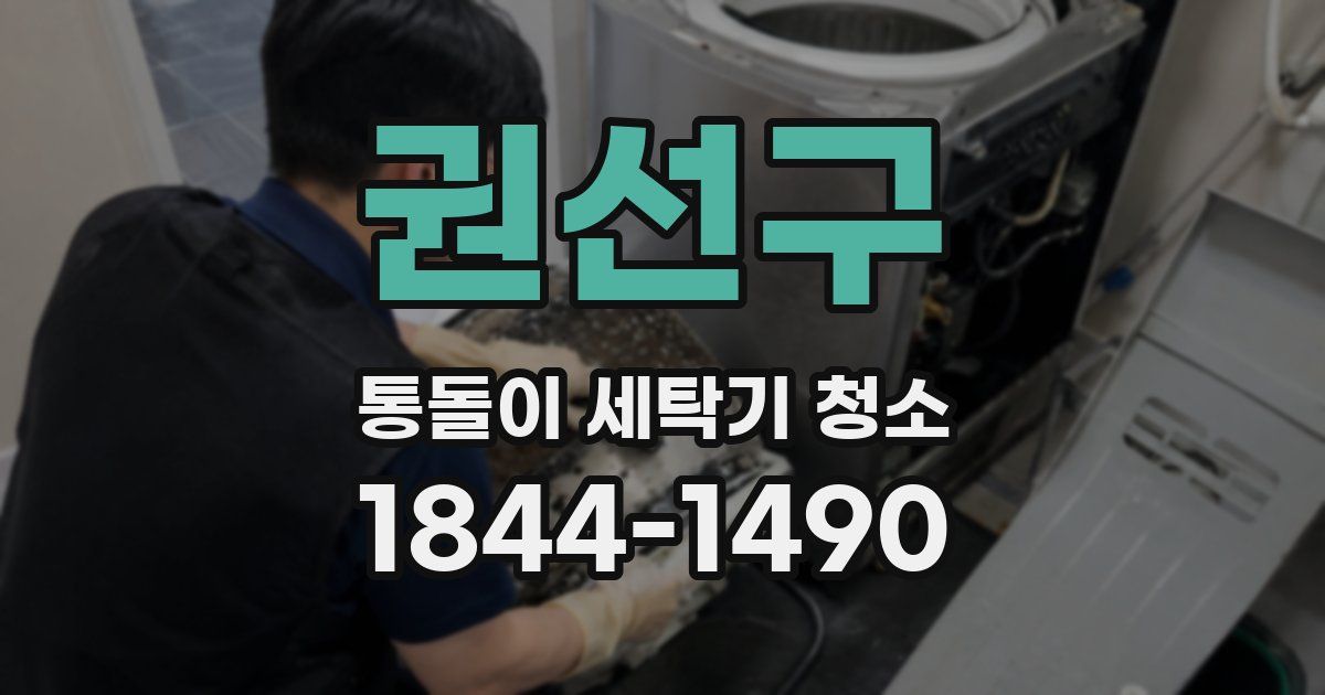 권선구 통돌이 세탁기 청소