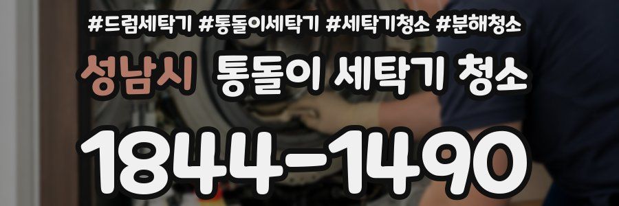성남시 통돌이 세탁기 청소
