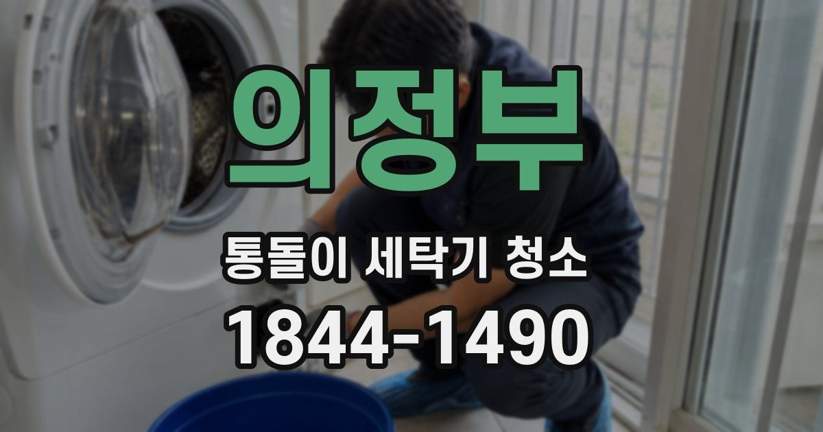 의정부 통돌이 세탁기 청소