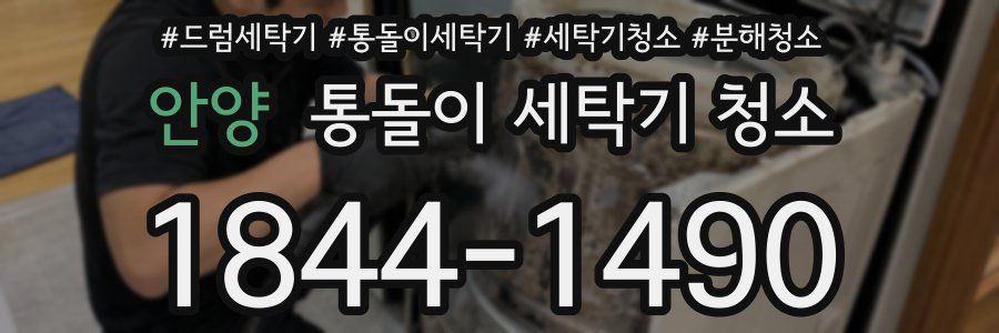 안양 통돌이 세탁기 청소