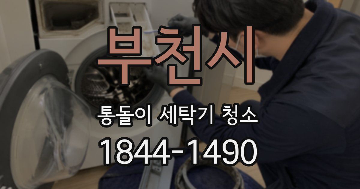 부천시 통돌이 세탁기 청소