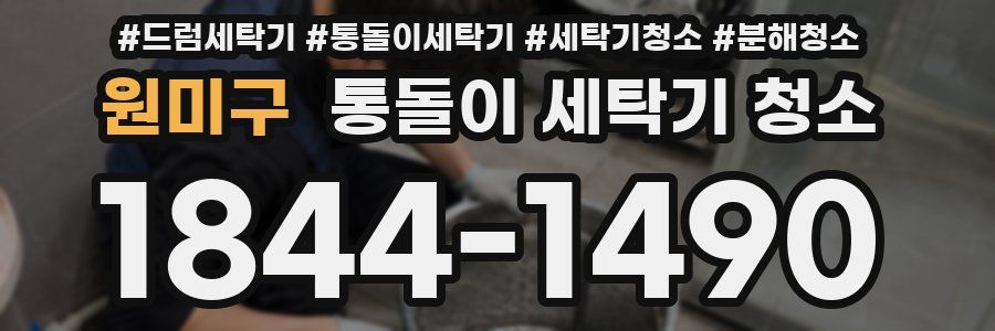 원미구 통돌이 세탁기 청소