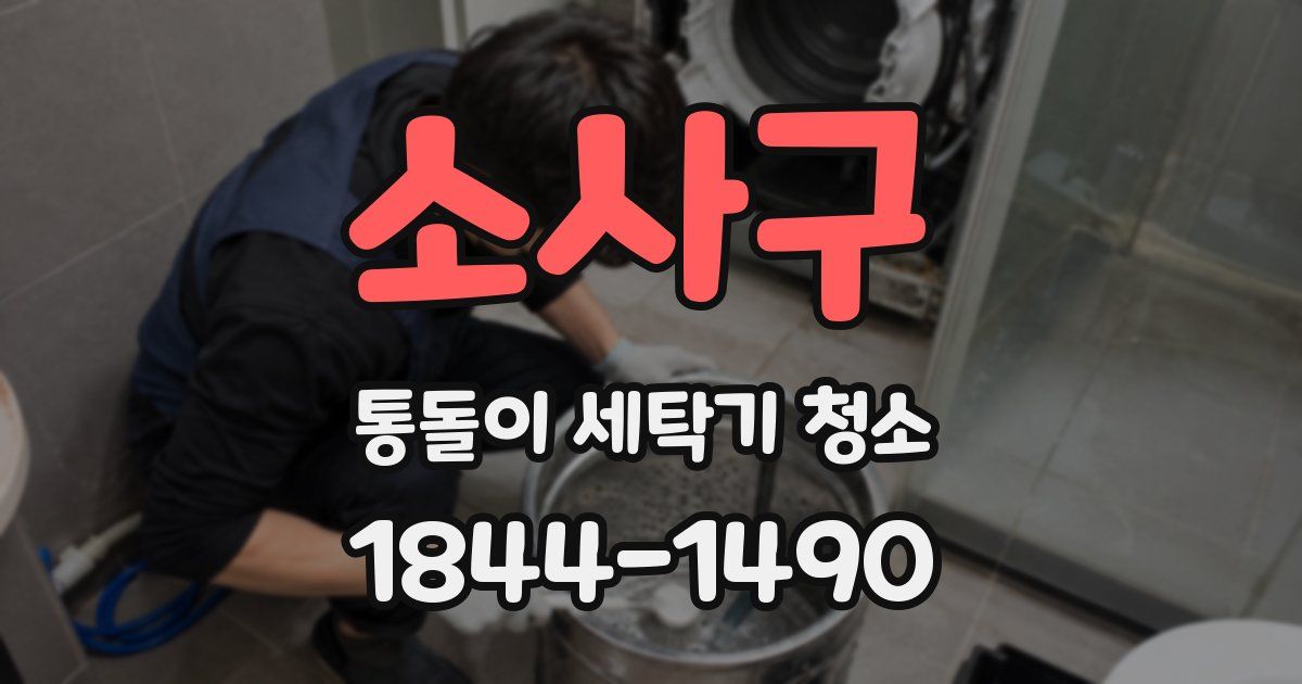 소사구 통돌이 세탁기 청소