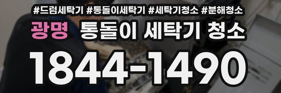 광명 통돌이 세탁기 청소