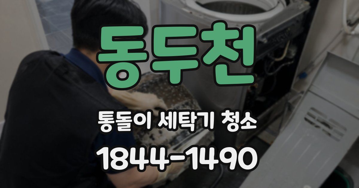 동두천 통돌이 세탁기 청소