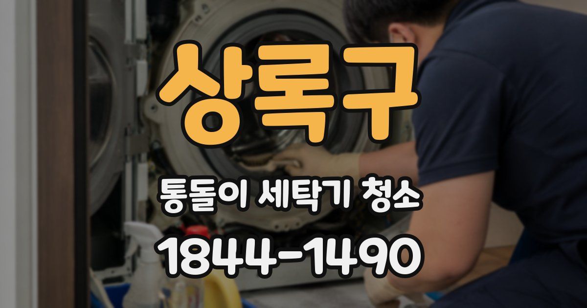 상록구 통돌이 세탁기 청소
