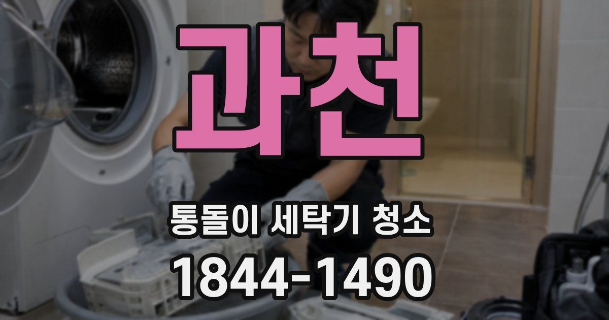 과천 통돌이 세탁기 청소