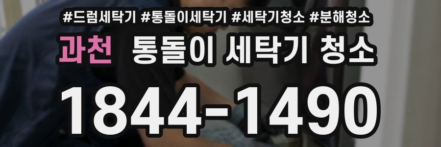 과천 통돌이 세탁기 청소
