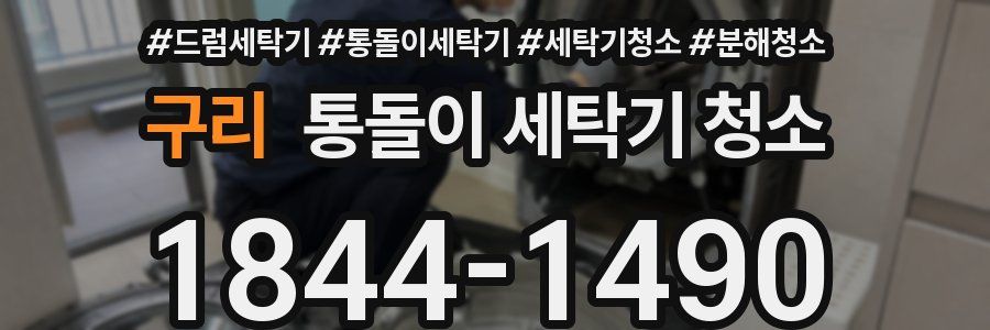 구리 통돌이 세탁기 청소