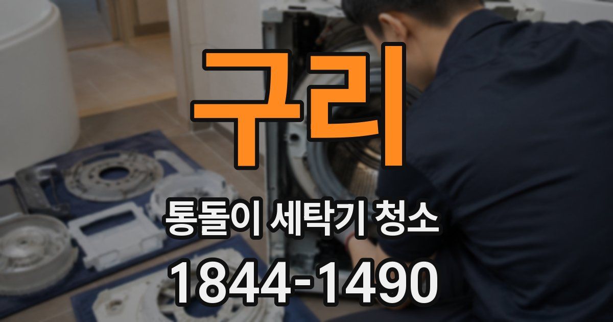 구리 통돌이 세탁기 청소