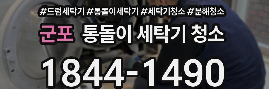 군포 통돌이 세탁기 청소