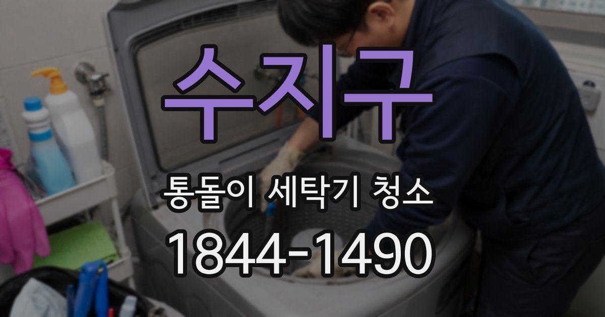 수지구 통돌이 세탁기 청소