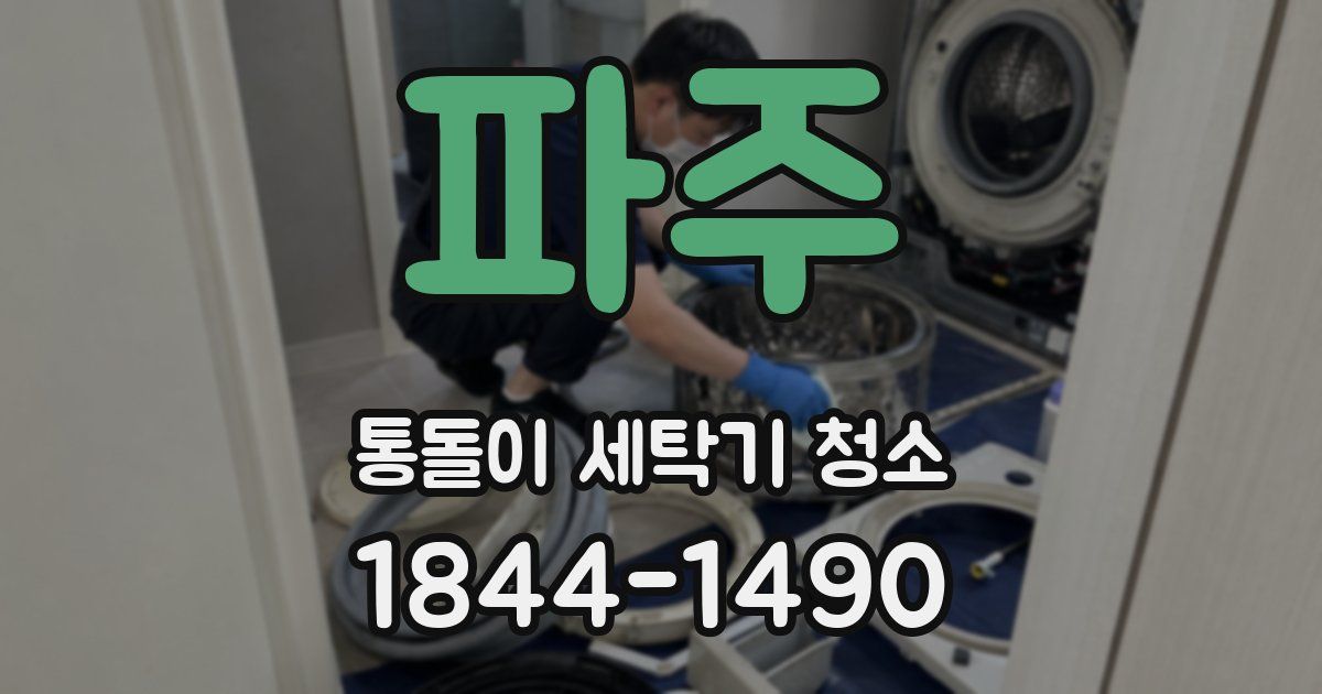 파주 통돌이 세탁기 청소