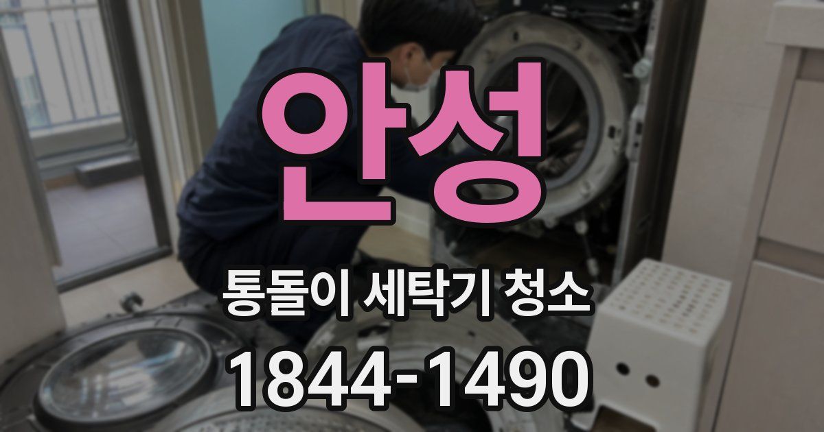 안성 통돌이 세탁기 청소
