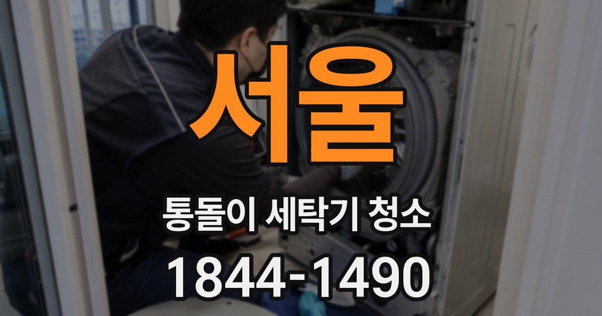 서울 통돌이 세탁기 청소