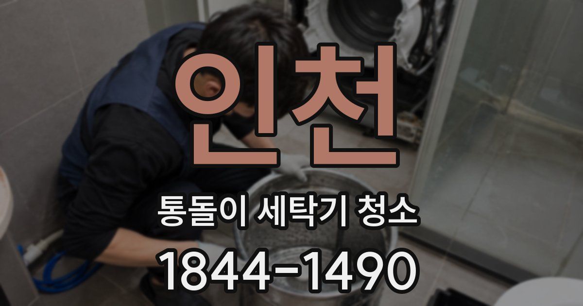 인천 통돌이 세탁기 청소