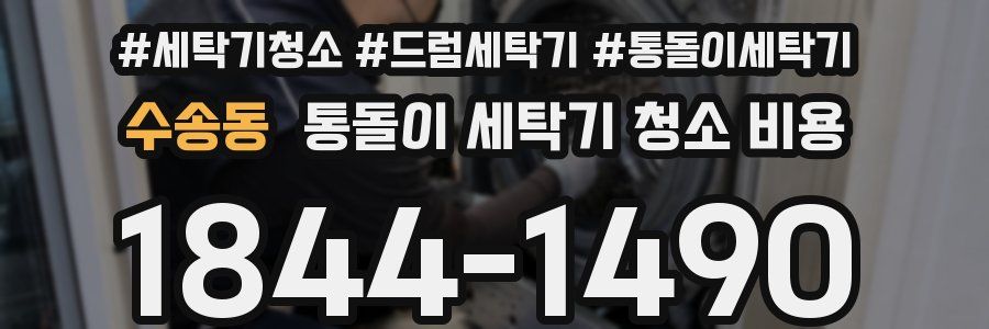 수송동 통돌이 세탁기 청소 비용