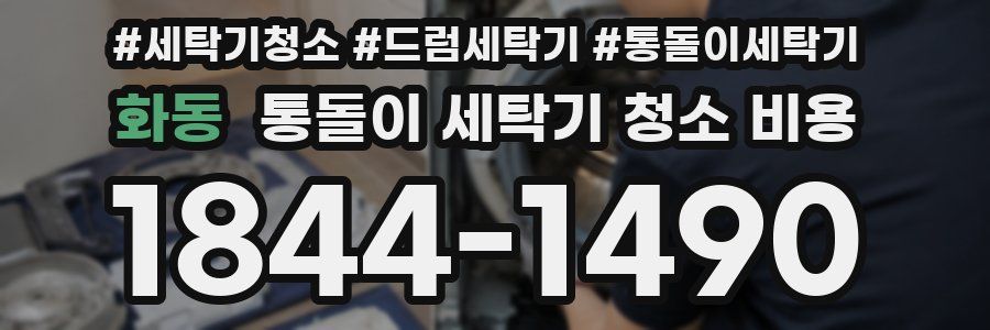 화동 통돌이 세탁기 청소 비용