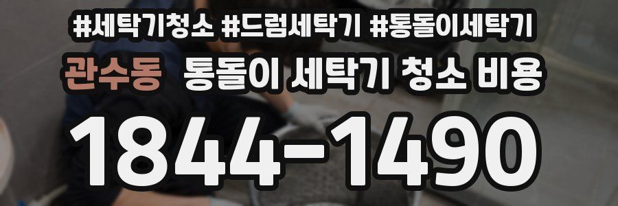 관수동 통돌이 세탁기 청소 비용