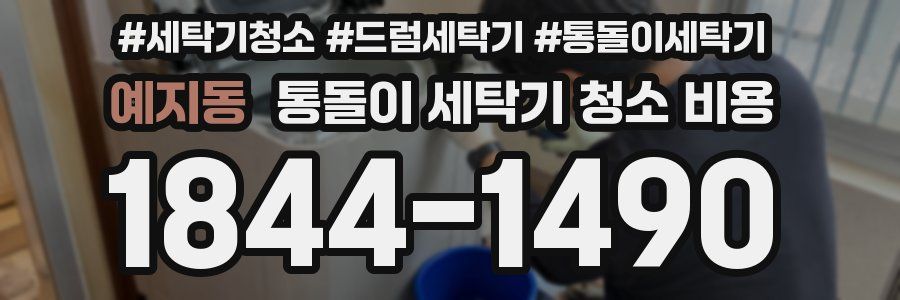 예지동 통돌이 세탁기 청소 비용