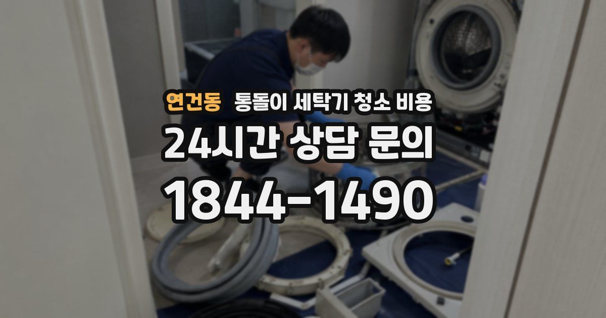 연건동 통돌이 세탁기 청소 비용