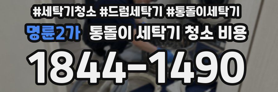 명륜2가 통돌이 세탁기 청소 비용
