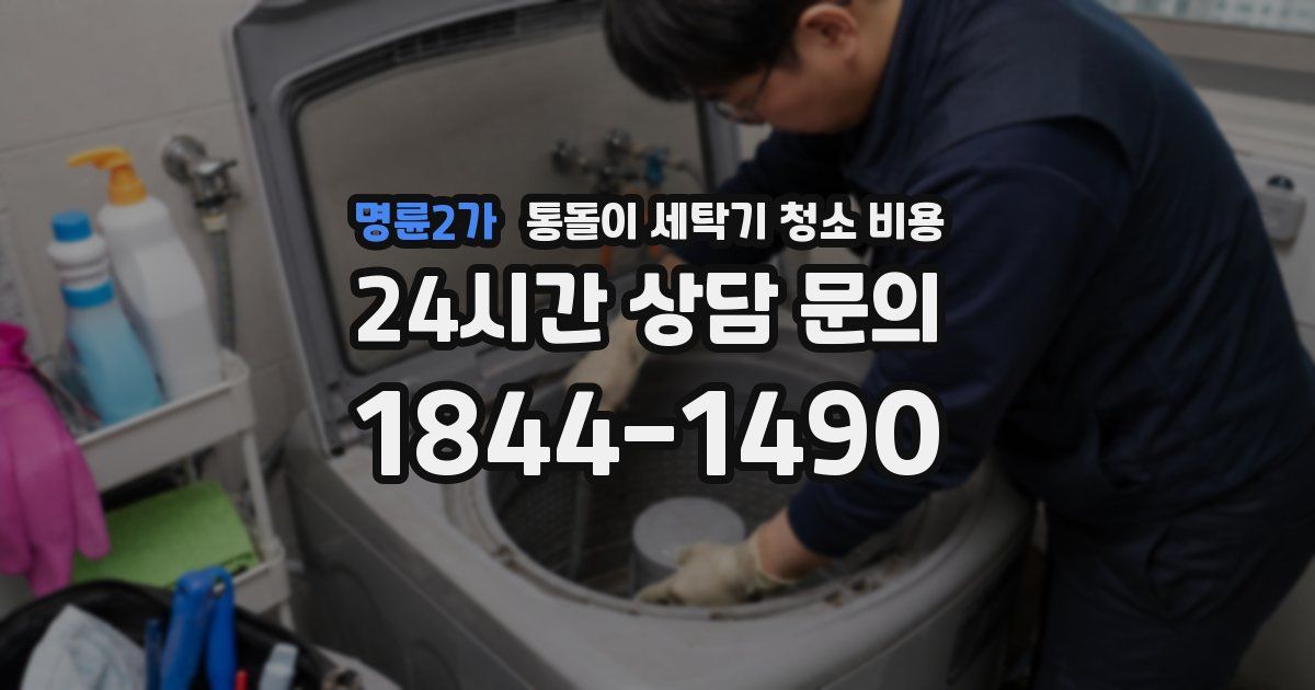 명륜2가 통돌이 세탁기 청소 비용