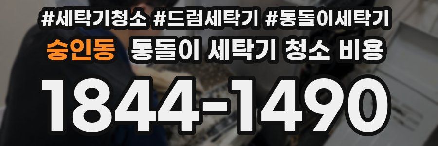숭인동 통돌이 세탁기 청소 비용